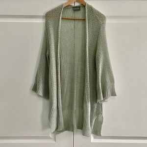 Wooden Ships Paola Buendia Light Blue/Gray Cardigan Sweater / Small-Med Size